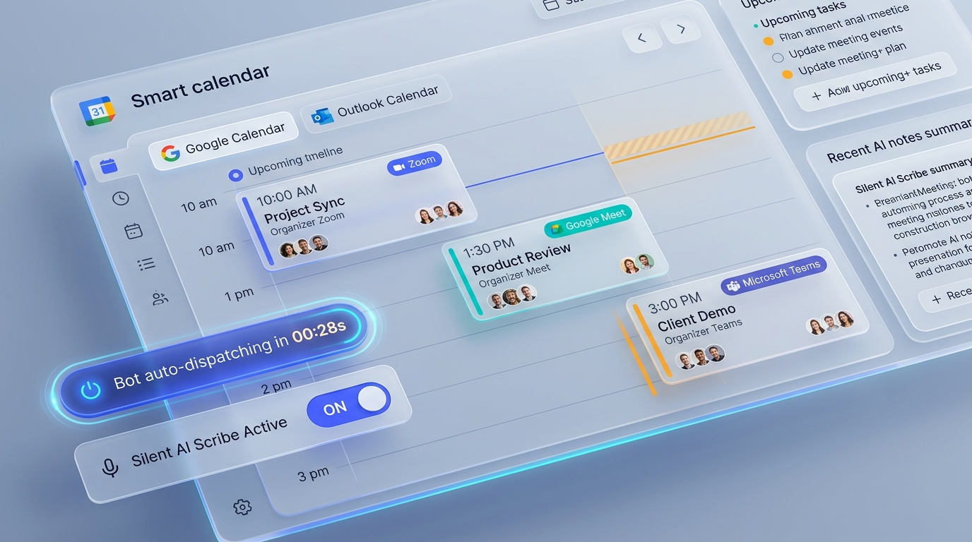 Scripra Smart Calendar Integration and Automated Bot Dispatch